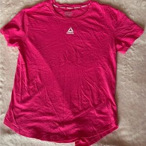 Reebok Fuchsia Tee with Logo